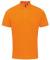 Neon Orange Premier Coolchecker Polyester Pique Polo (PR615)