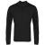 Black Premier Coolchecker Long Sleeve Polo (PR617)