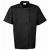 Black Premier Short Sleeve Chef's Jacket (PR656)