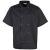 Black Studded Short Sleeve Chef's Jacket (PR664)