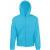 Azure Blue Fruit of the Loom Classic Hooded Sweatshirt Jacket (SS222)