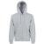 Heather Grey Fruit of the Loom Classic Hooded Sweatshirt Jacket (SS222)