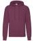 Burgundy Fruit of the Loom Classic hooded sweatshirt (SS224)