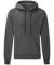 Dark Heather Grey Fruit of the Loom Classic hooded sweatshirt (SS224)