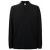 Black Fruit of the Loom Premium Long Sleeve Polo Shirt (SS258)