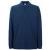 Navy Fruit of the Loom Premium Long Sleeve Polo Shirt (SS258)