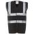 Black Yoko Hi-Vis 2 Band and Braces Waistcoat (YK001)