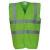 Lime Yoko Hi-Vis 2 Band and Braces Waistcoat (YK001)