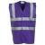 Purple Yoko Hi-Vis 2 Band and Braces Waistcoat (YK001)