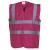 Raspberry Yoko Hi-Vis 2 Band and Braces Waistcoat (YK001)