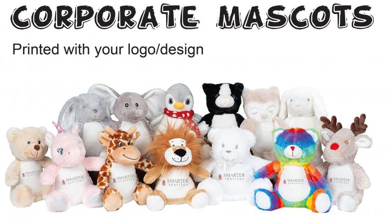 Logo printed mascots for your business