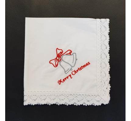 Cotton Handkerchief - Merry Christmas