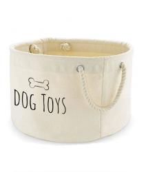 Medium Printed Dog Toy Basket